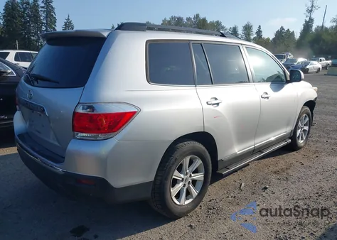 2013 Toyota Highlander Base Plus V6 z USA, uszkodzony, nr VIN 5TDZK3EH2DS100380